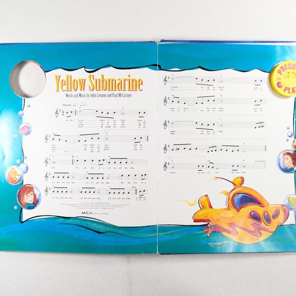 Hardcover Yellow Submarine Sing A Song Story Book - Picture 10 of 11